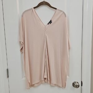 Vince Soft Pink V-Neck Tunic